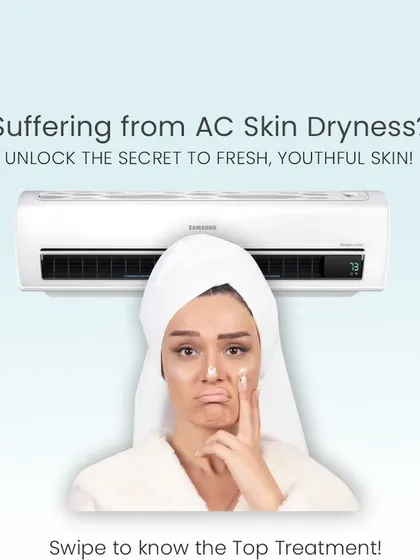 Suffering from AC skin dryness? Constant exposure to air conditioning can strip your skin of its natural moisture, leading to a dull and aged appearance.