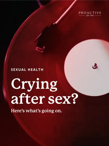 Crying after sex? It's more common than you think, and it doesn't always mean something is wrong. Let's talk about what's going on.