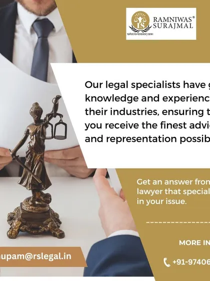 Our legal specialists have great knowledge and experience in their industries, ensuring that you receive the finest advice and representation possible for your specific issue.