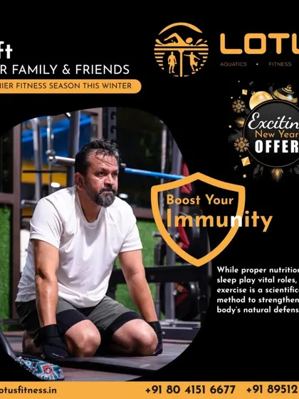 Boost your immunity this winter with regular exercise. This New Year offer highlights the scientifically proven benefits of physical activity for strengthening your body's natural defenses.