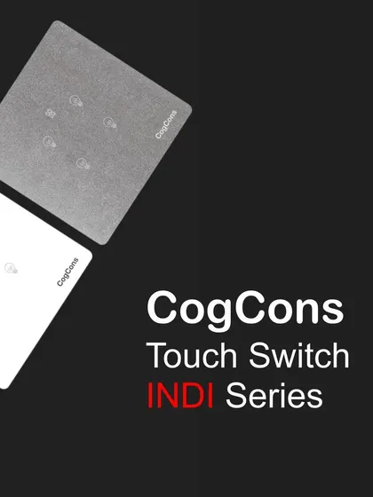 The INDI Series offers a minimalist aesthetic with various finishes to match any interior design. These smart touch switches provide simple, one-touch operation for lights, fans, and other appliances, simplifying your daily routines.
