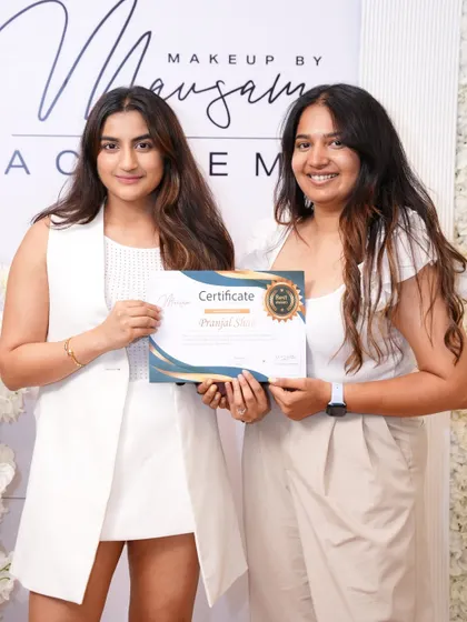 So happy to present this certificate to another one of my talented students. Congratulations on completing the course!