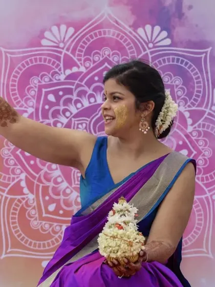 Games are a special part of Indian weddings, reminding the couple to always be playful. We designed this fun "Outdoor Gala" setup for the Haldi ceremony, creating a space for laughter, friendly competition, and beautiful memories.