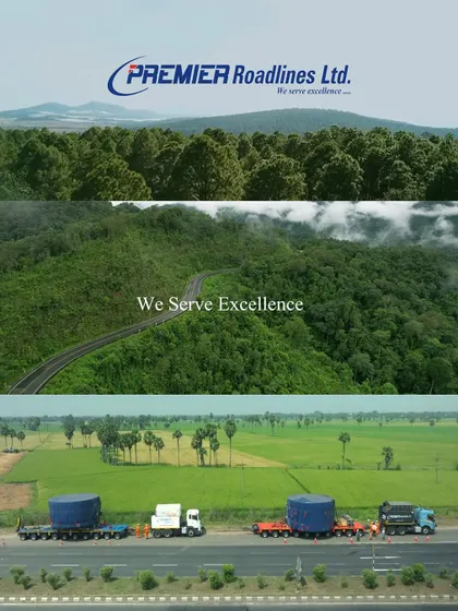 We capture the essence of our client's brand, as seen in this shot for Premier Roadlines. Our footage combines scenic aerials with on-the-ground shots of their fleet, reinforcing their message of excellence in service.