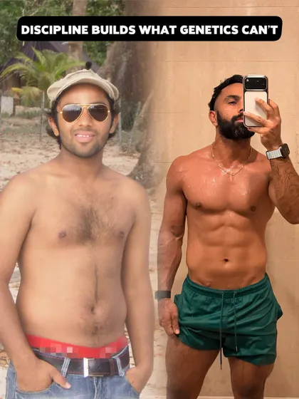 Discipline is the key that unlocks results your genetics might have locked away. This transformation wasn't quick, but it was built on a foundation of daily habits that last.