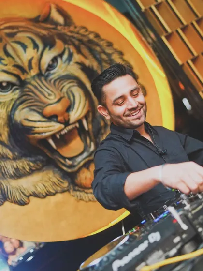 In my element at Badmaash, mixing tracks and feeling the energy from the crowd.