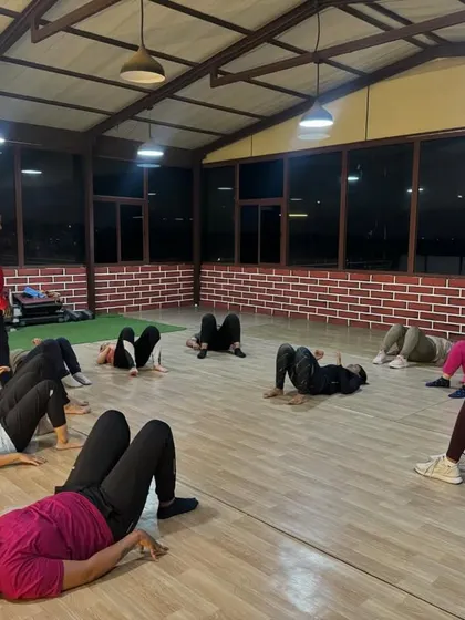 Participants practice core strengthening and ground mobility exercises. A strong core is the foundation for powerful movements and stability, which is essential for effective self-defence.