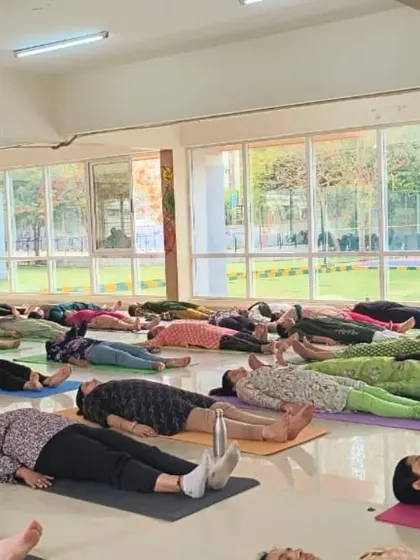 The final relaxation in Savasana is a crucial part of every yoga class, allowing the body and mind to absorb the benefits of the practice.