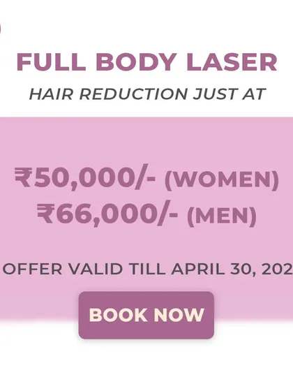 Don't miss our limited-time offers on full body laser hair reduction. We provide clear pricing for both men and women, making it easy to plan your journey to smoother skin.