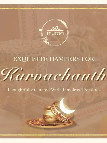 Introducing my exquisite hampers for Karwa Chauth, thoughtfully curated with timeless treasures to make the day unforgettable.