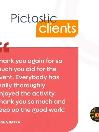 It means so much when clients tell me how much everyone enjoyed the activity. My focus is on providing a seamless and thoroughly enjoyable experience from start to finish.