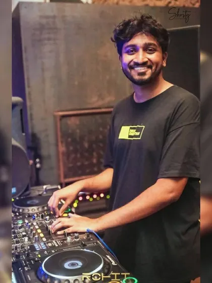 A smile that says it all. Peace begins with a smile, and for me, happiness is behind the decks.