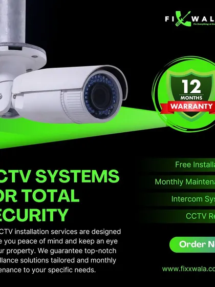All our CCTV system installations come with a 12-month warranty, giving you confidence in your investment. We provide free installation, ongoing monthly maintenance options, and repair services to ensure your system is always operational.