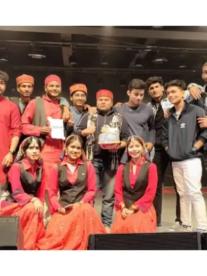 Here we are after a successful performance at the Lokfolk Dance Competition at JDMC College. I also choreograph and prepare teams for folk dance events, blending traditional styles with modern energy.