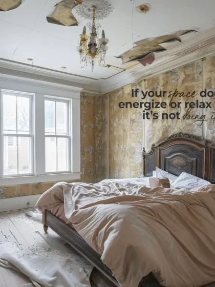 If your space doesn't relax or energize you, it's not doing its job. We transform dilapidated rooms into serene sanctuaries that support your well-being.