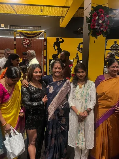 A group photo with the wonderful women who attended the Sree Gym anniversary. Their support is empowering.