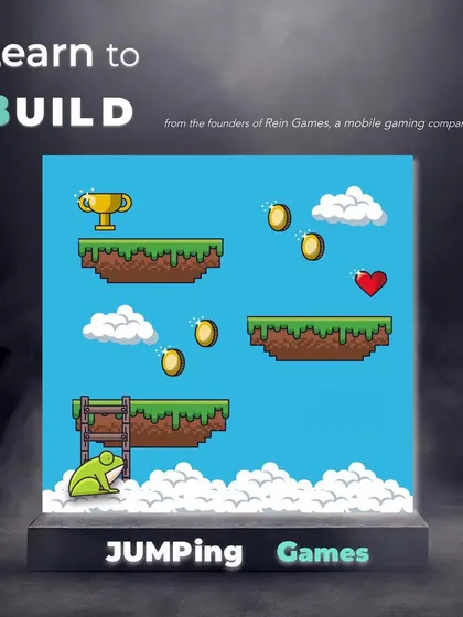 When building jumping games in Scratch, children learn about physics concepts like gravity and motion. They can change the game character's properties to see how it affects the physics of the jump.