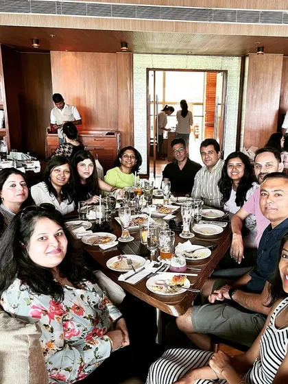 A wonderful lunch with my students. Building a community of dedicated practitioners and helping them lead healthier lives is the reason I left my 15-year corporate career.