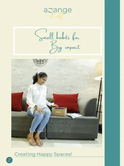 Small habits create big impact. We help you build systems that simplify your everyday life, because one tiny habit today leads to a calmer home tomorrow.