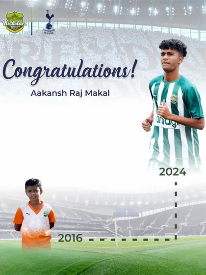 An 8-year journey of dedication. Aakansh, who joined us in 2016, earned his spot on this training experience, showcasing our long-term commitment to player development.