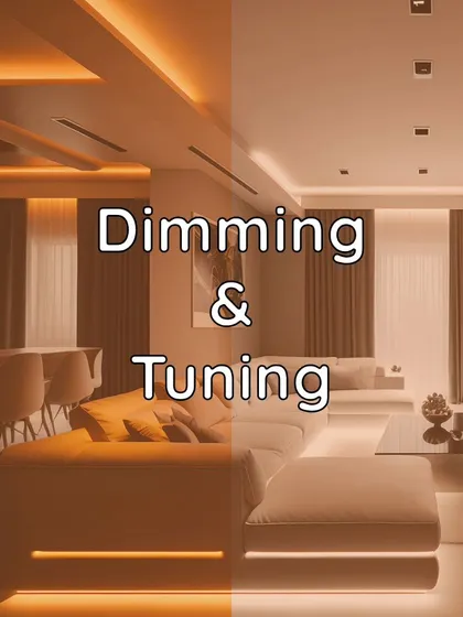 A duplicate of the 'Dimming & Tuning' comparison image.