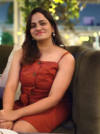 A radiant photo of my student Bhawna. She is a testament to the mantra I always share: be regular, give yourself three months, and you will see a noticeable change in your strength, stamina, and positivity.
