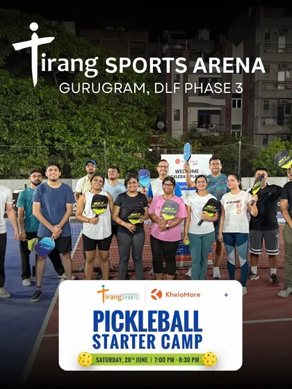It's not just badminton. I'm building a community around all kinds of sports. This is a shot from our successful Pickleball Starter Camp in Gurugram, bringing new players together to learn a fun, fast-growing sport.