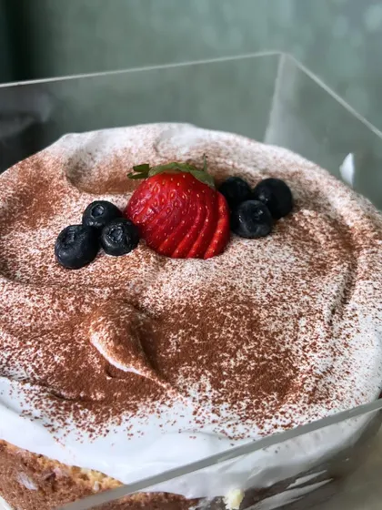 A classic Tiramisu and a Tres Leches, two of my most popular soaked cakes, ready for an order. You can never go wrong with these comforting desserts.