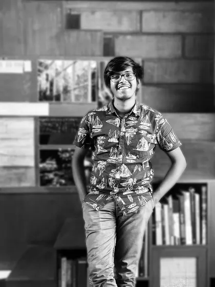 This is Abhinav, a chatterbox and coding wizard who believes no problem can't be solved with a good biryani.