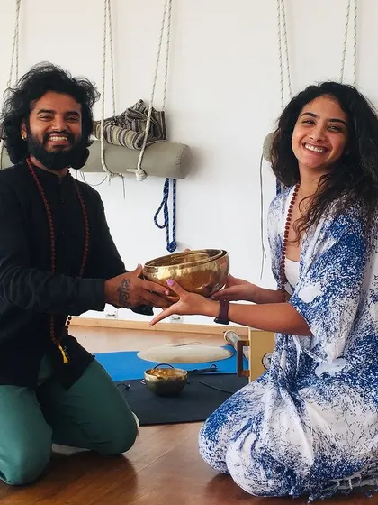 I love giving my students their first singing bowl. It's a special moment that marks the beginning of their personal and professional healing journey.