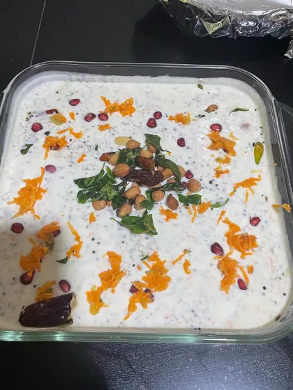 This is my Quinoa Curd with a peanut tadka, a dish I taught at my summer workshop. It's a protein-packed, gluten-free alternative to traditional curd rice, perfect for a light and healthy meal.