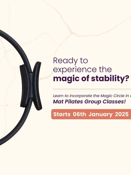 Ready to experience the magic of stability? We incorporate the Magic Circle in our Mat Pilates Group Classes to add challenge and deepen your connection to your core. Join our next class to learn how.