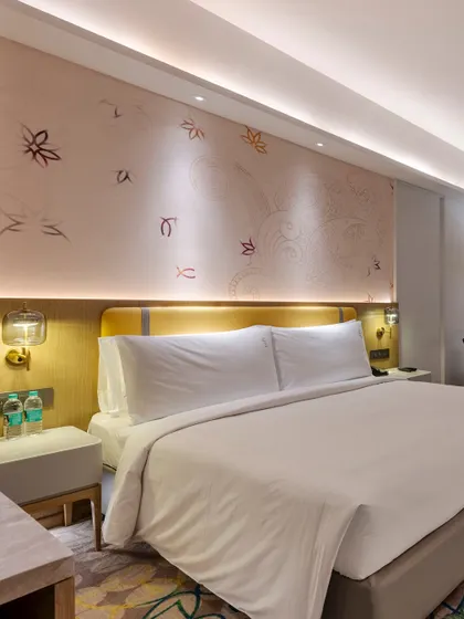 Additional media from the Holiday Inn, Lucknow project. These visuals provide further insight into the design of the lounges, dining areas, guest rooms, and other public spaces, highlighting our commitment to creating a cohesive and culturally resonant hospitality experience.