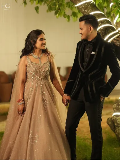 A suit made to stand out. This client chose a velvet tuxedo with striking lapel details for his wedding reception, creating a look that is both timeless and memorable.