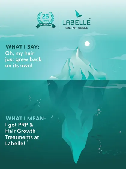 What's the secret to great hair? This fun graphic illustrates that behind many natural-looking transformations are effective treatments like our PRP and hair growth therapies, designed to restore your hair's vitality.