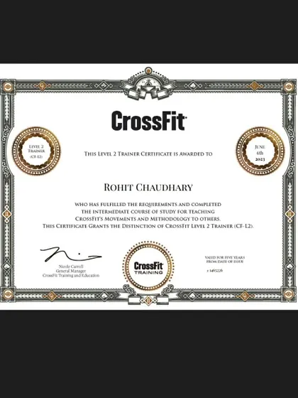 My commitment to coaching is backed by official credentials. Earning my CrossFit Level 2 Trainer certificate was a key milestone, representing a deep understanding of the methodology and a dedication to the highest standards of coaching.