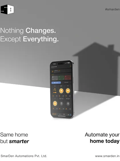 Nothing changes, except everything. Your home stays the same, but my automation system makes it smarter, giving you complete control from one app.