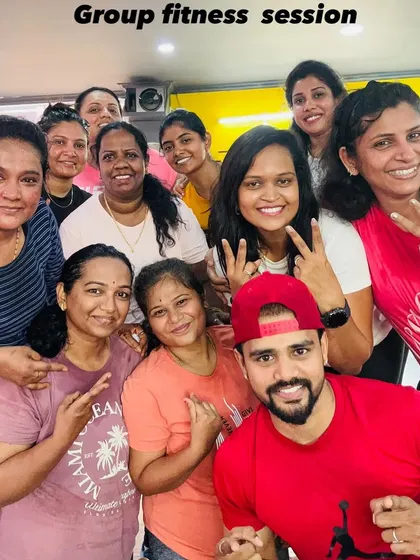 A happy group selfie after a great group fitness session. The smiles say it all.