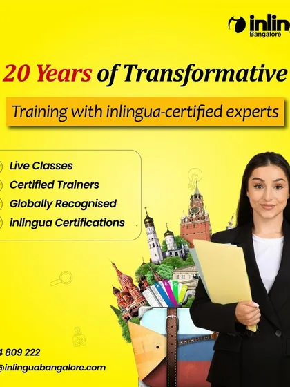 We commemorate 20 years of transformative training with Inlingua-certified experts. Our commitment to excellence has opened doors to new possibilities for learners over the past two decades.