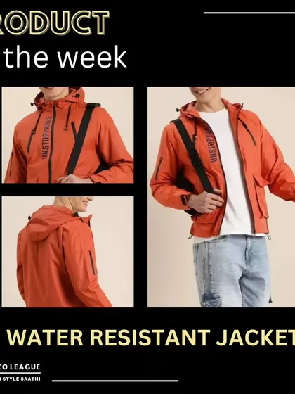 Product of the Week: This water-resistant reversible jacket for men is a must-have. It's stylish, versatile, and functional, giving you two distinct looks in one and keeping you prepared for unpredictable weather.