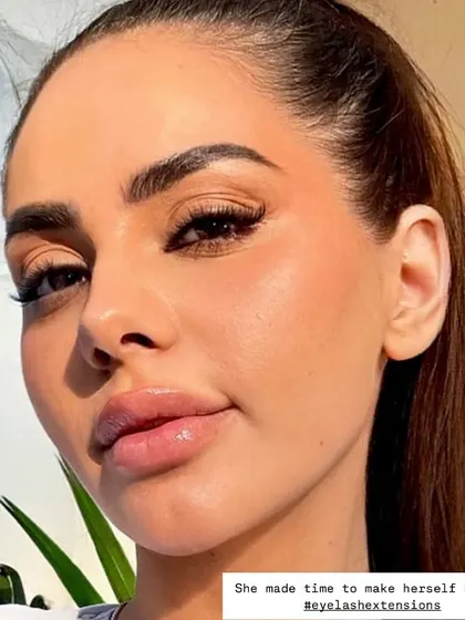 Here is a beautiful example of a classic hybrid lash set. I used a mix of C-curl lashes in lengths from 10mm to 13mm to create a look that is both noticeable and natural. This style is perfect for adding definition and length without being too heavy.