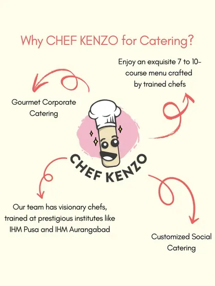 Wondering why you should choose us for your catering? It's simple: we combine the skill of chefs from prestigious institutes like IHM Pusa with fully customized menus for any social or corporate event.