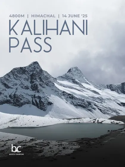 The raw and rugged beauty of Kalihani Pass. This offbeat Himachal trek takes you through remote valleys and over glaciers for a true wilderness experience.