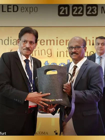 Another moment from our felicitation ceremony, celebrating the leaders who grace our event with their presence.