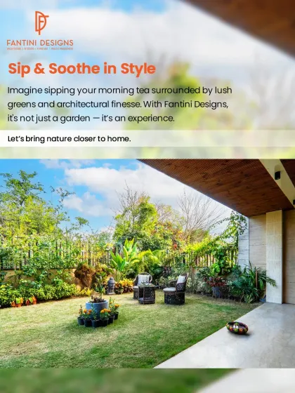 I believe in bringing nature closer to home. This backyard is designed not just as a garden, but as an experience, blending architectural finesse with natural elements to create a soothing outdoor living area.