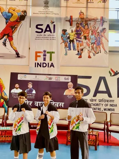 I am proud to see my students Riddhi, Siddhesh, and Vedika being felicitated by the Sports Authority of India (SAI) for their contribution to boxing. Their hard work is being recognized at the highest levels.