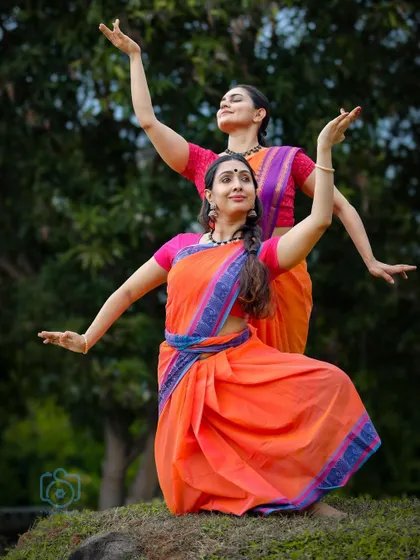 A beautiful outdoor photoshoot celebrating friendship and dance. The joy of movement is amplified when shared with others who understand its language.