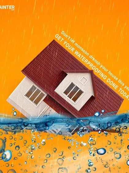 Don't let the monsoon ruin your peace of mind. This is a reminder that timely waterproofing is the best defence against water damage, damp walls, and peeling paint. We make your home monsoon-ready.