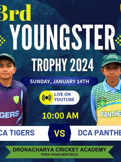 The tournament kicks off with a match between DCA Tigers and DCA Panthers.