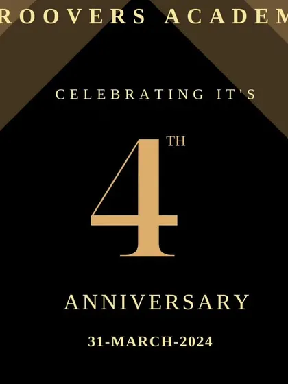 We are proud to celebrate the 4th anniversary of Groovers Academy. We've grown from a small group to a large online family, and we're just getting started.